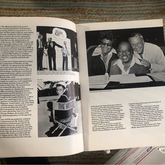 Vintage 40year Old FRANK SINATRA Collector Program - Picture 8 of 16